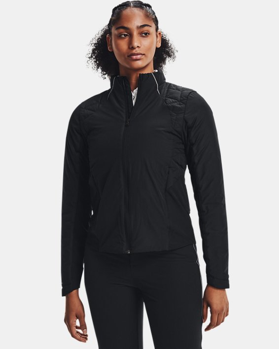 Women's ColdGear® Reactor Golf Hybrid Jacket, Black, pdpMainDesktop image number 0